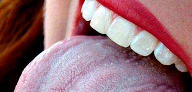 Белый налёт на языке фото