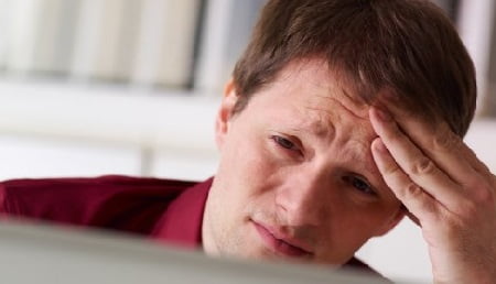 Головная боль в области лба причины