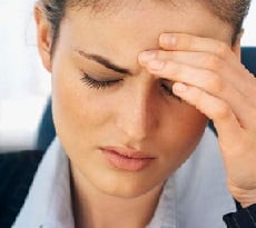Головная боль в области лба