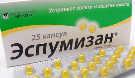 Вздутие живота таблетки